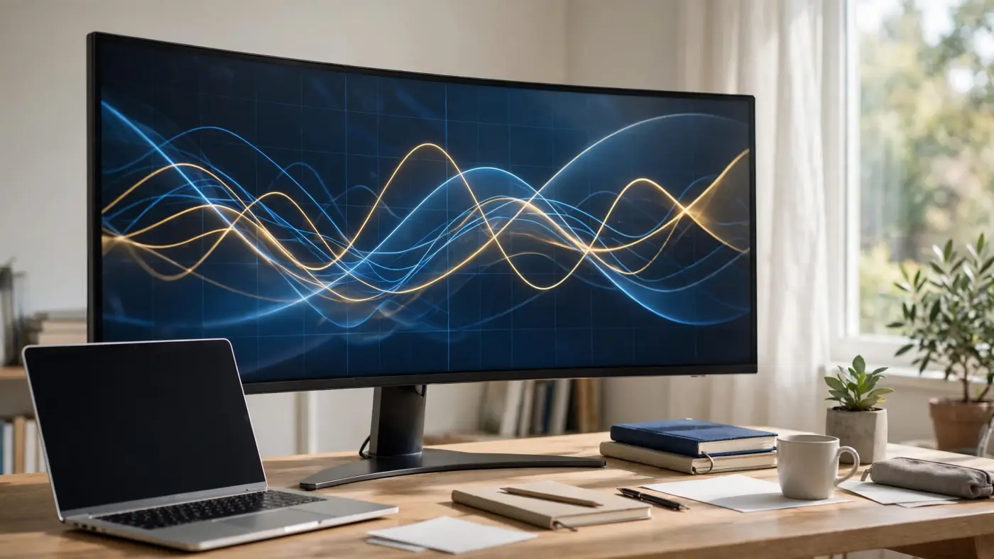 Gráficos de mercados financieros europeos en un monitor grande